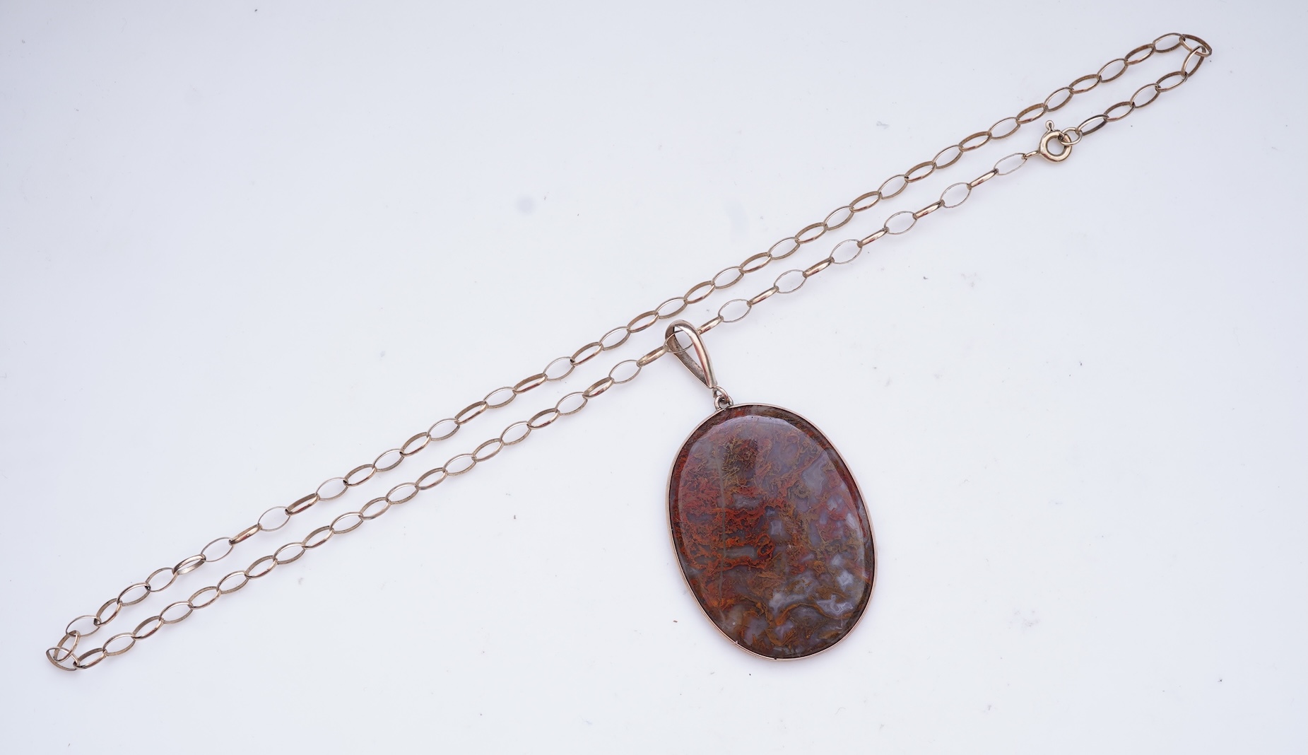 A jasper ring and pendant